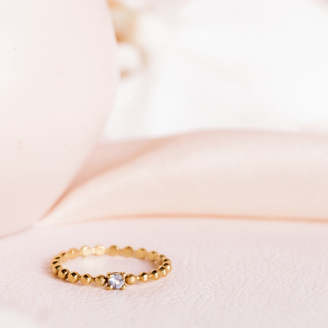 ANILLO VERMEIL BOLITAS "Santorini Collection"