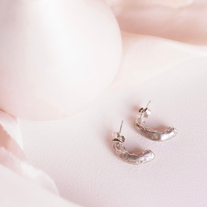 PENDIENTE PLATA MINI "Mud Collection"