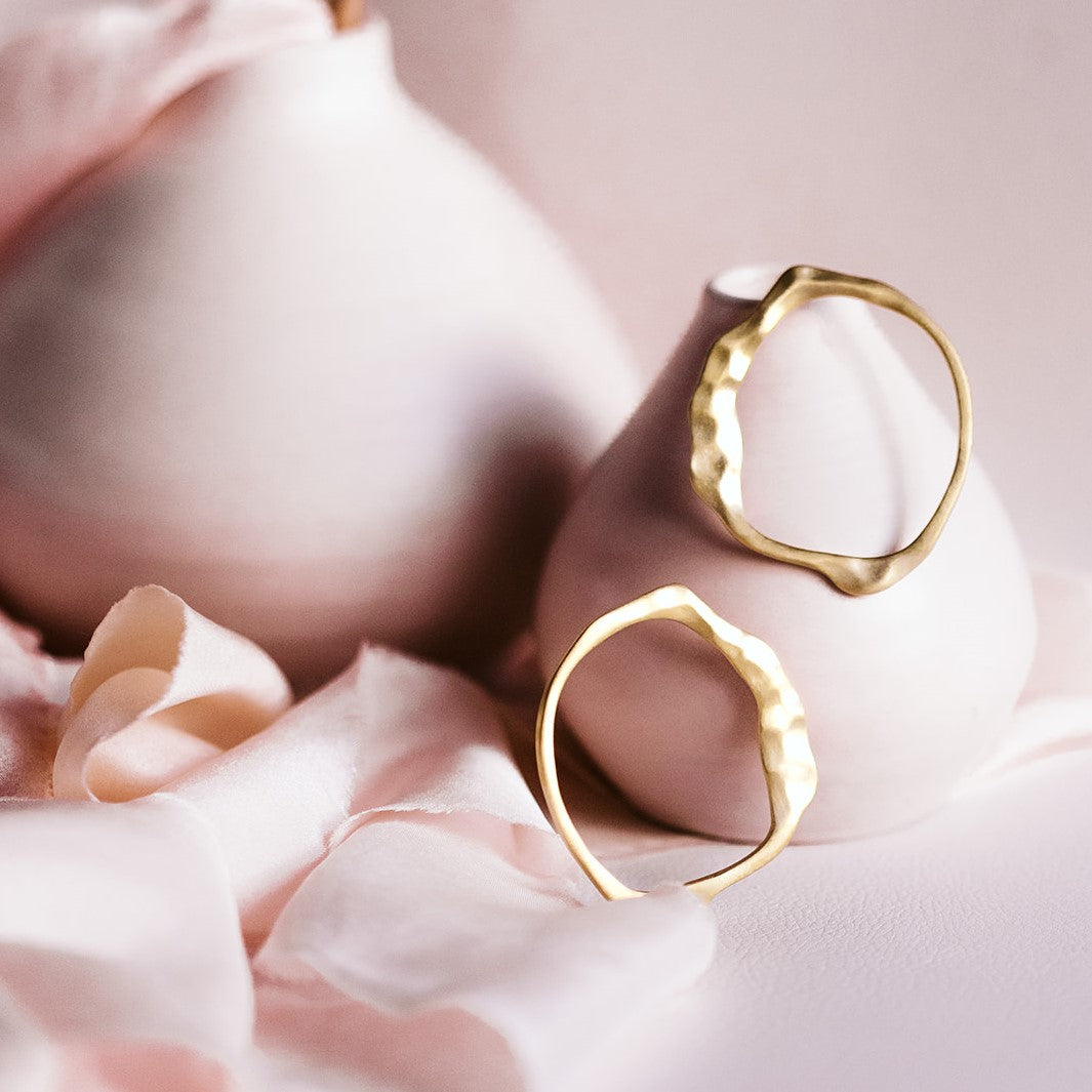 PENDIENTE VERMEIL MAXI "Mud Collection"