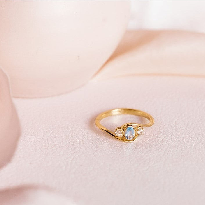 ANILLO VERMEIL VINTAGE "Santorini Collection"