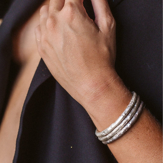 BRAZALETE PLATA "Mud Collection"